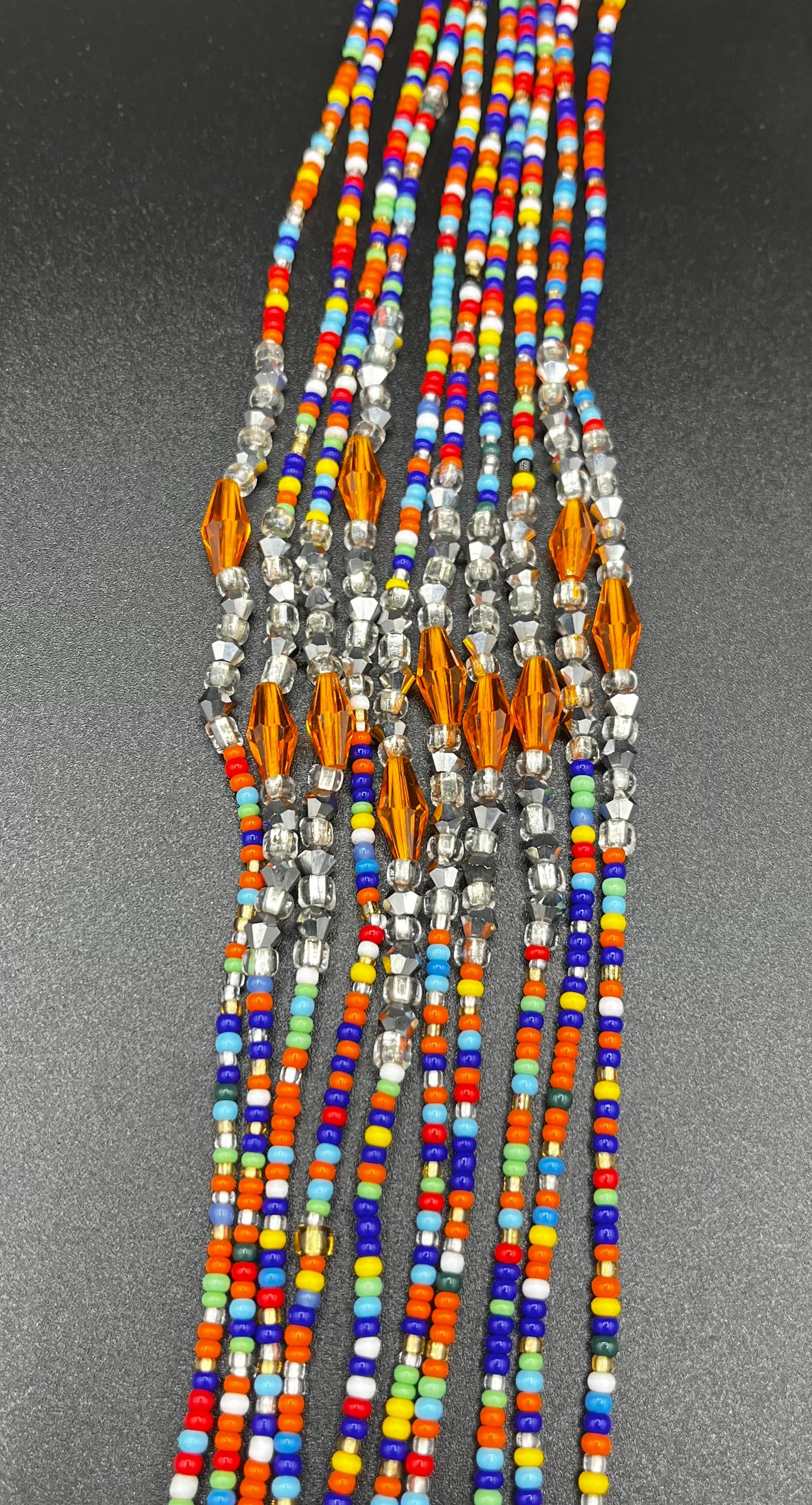 Iris Tie On Waist Beads