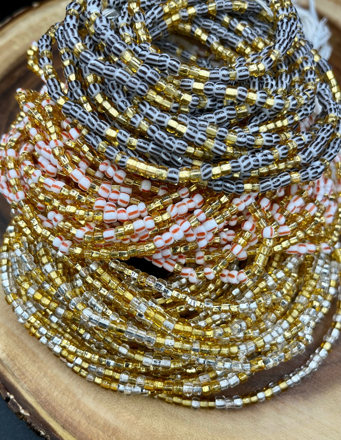 Peppermint Tie On Waist Beads