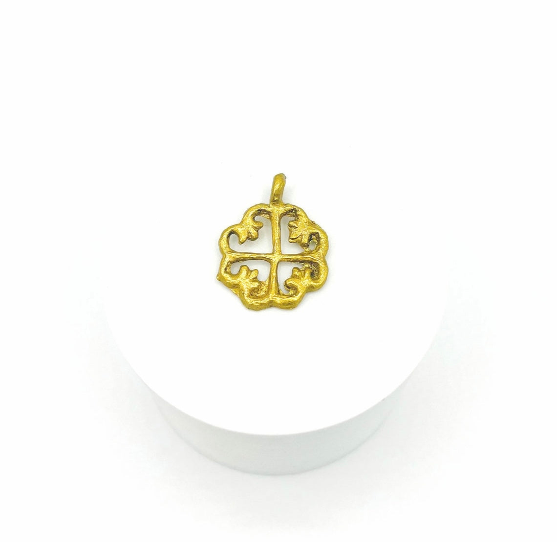 Nyame Dua Adinkra Brass Charm