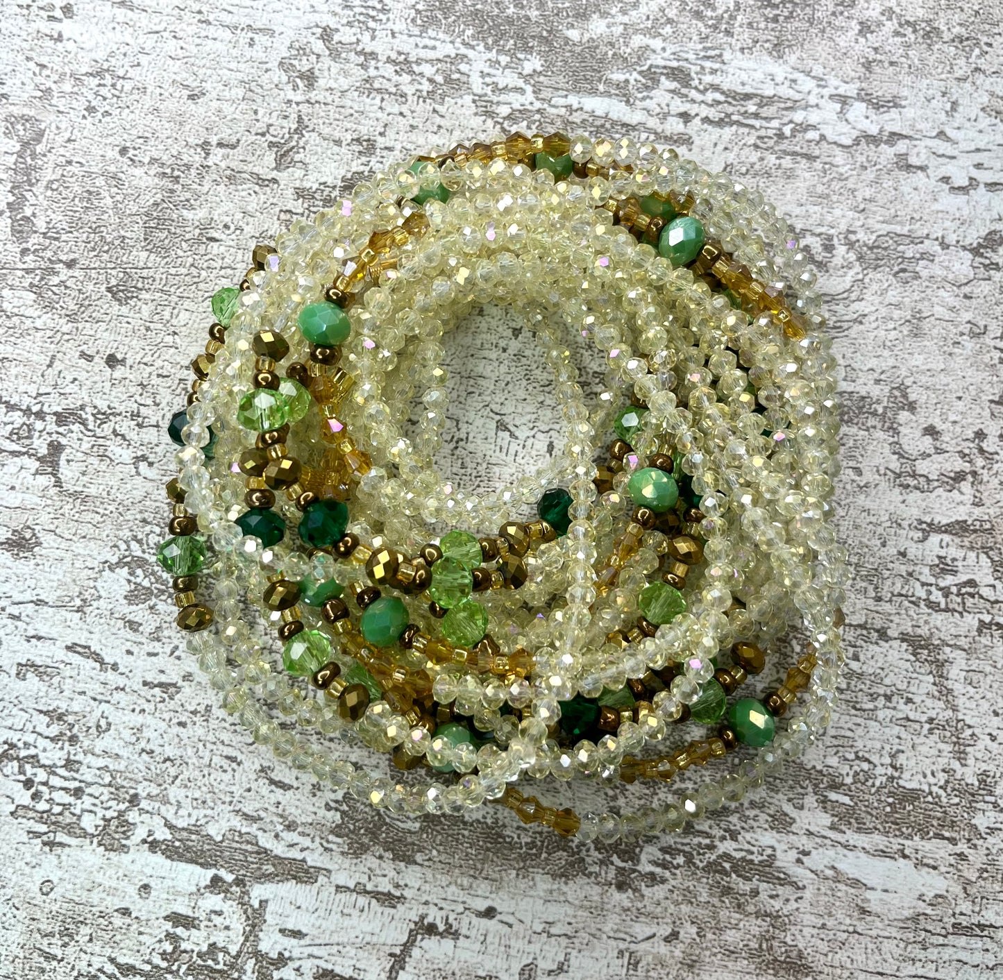 Essi Soothing Crystal Sparkle Lux Clasp Waist Beads