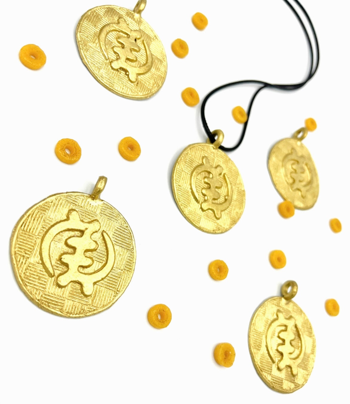 GyeNyame Adinkra Brass Pendant