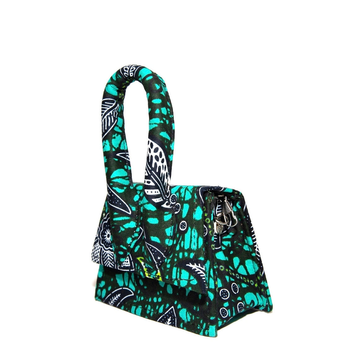 Akiti Jade African Print Mini Bag
