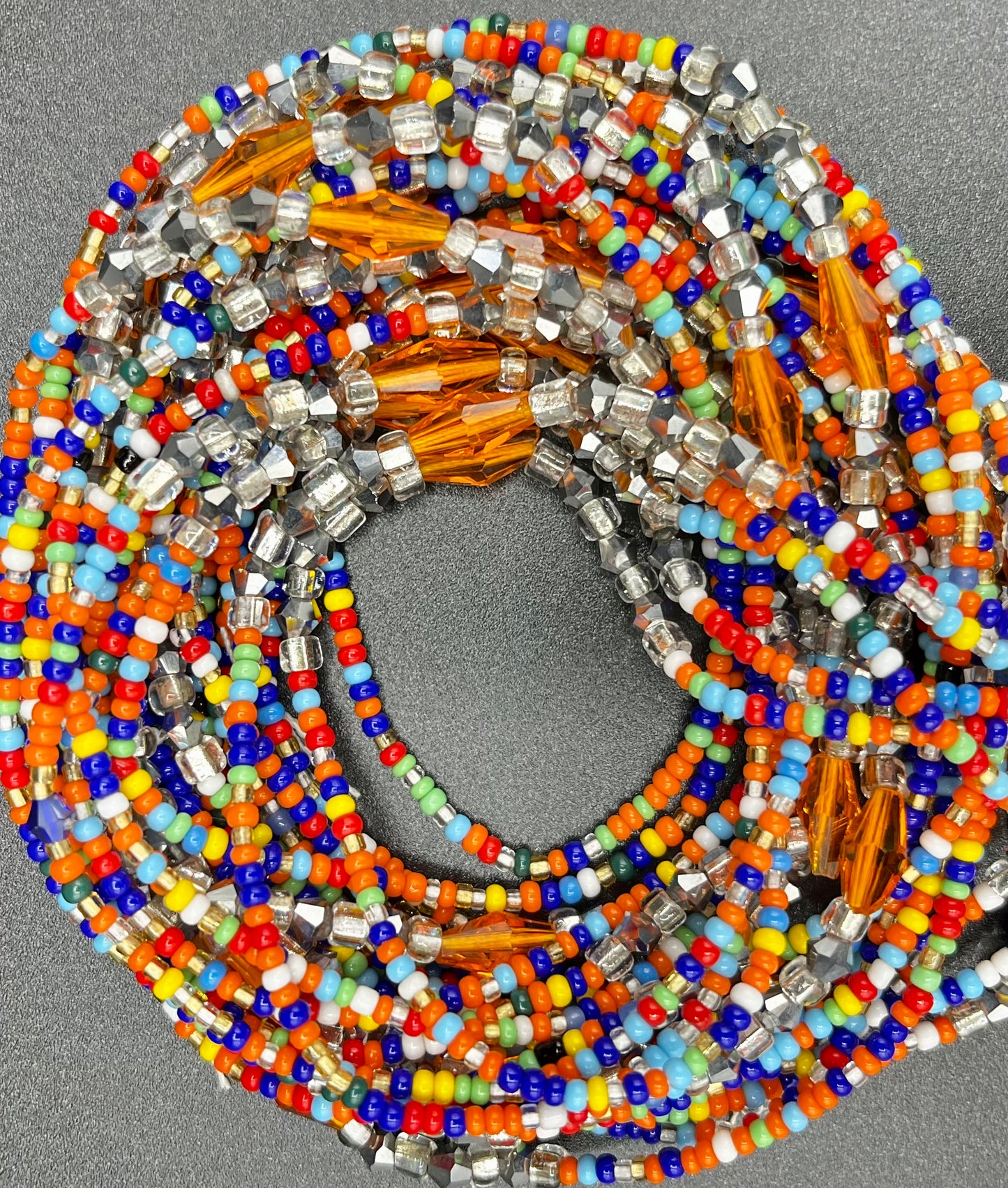 Iris Tie On Waist Beads