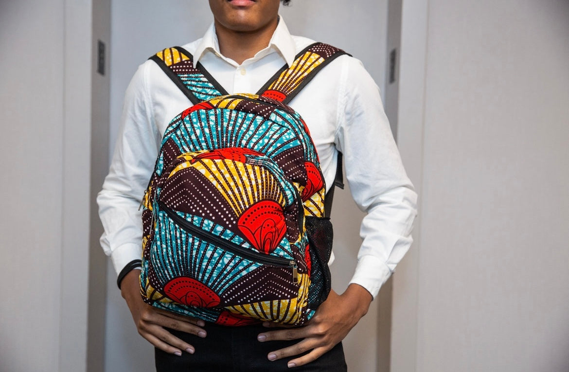 Wala African Print Backpack