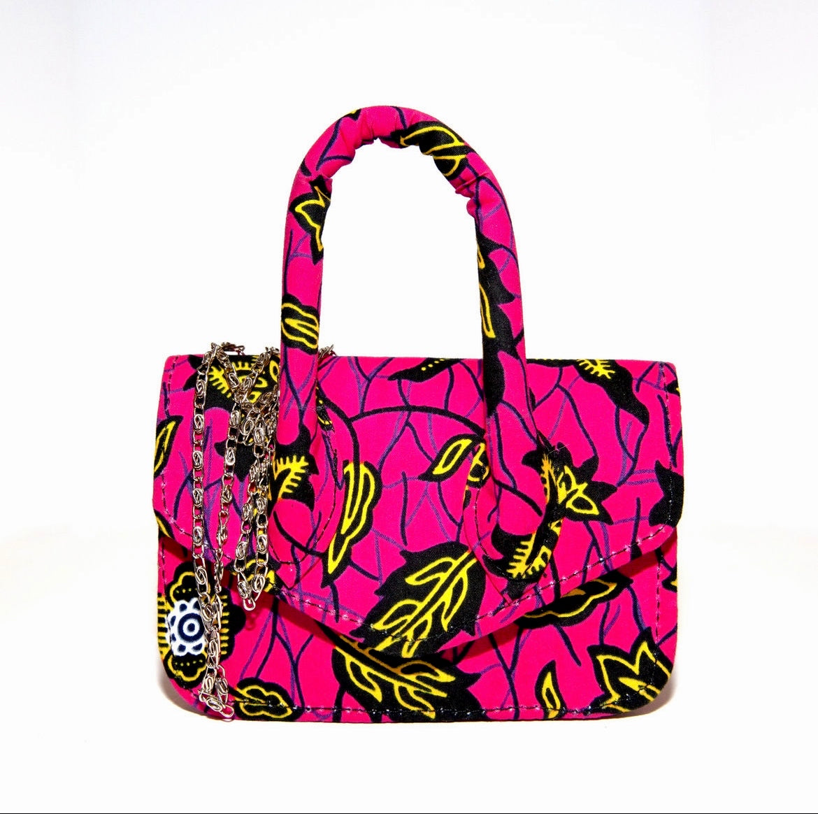 Kabuki Ruby African Print Mini Bag