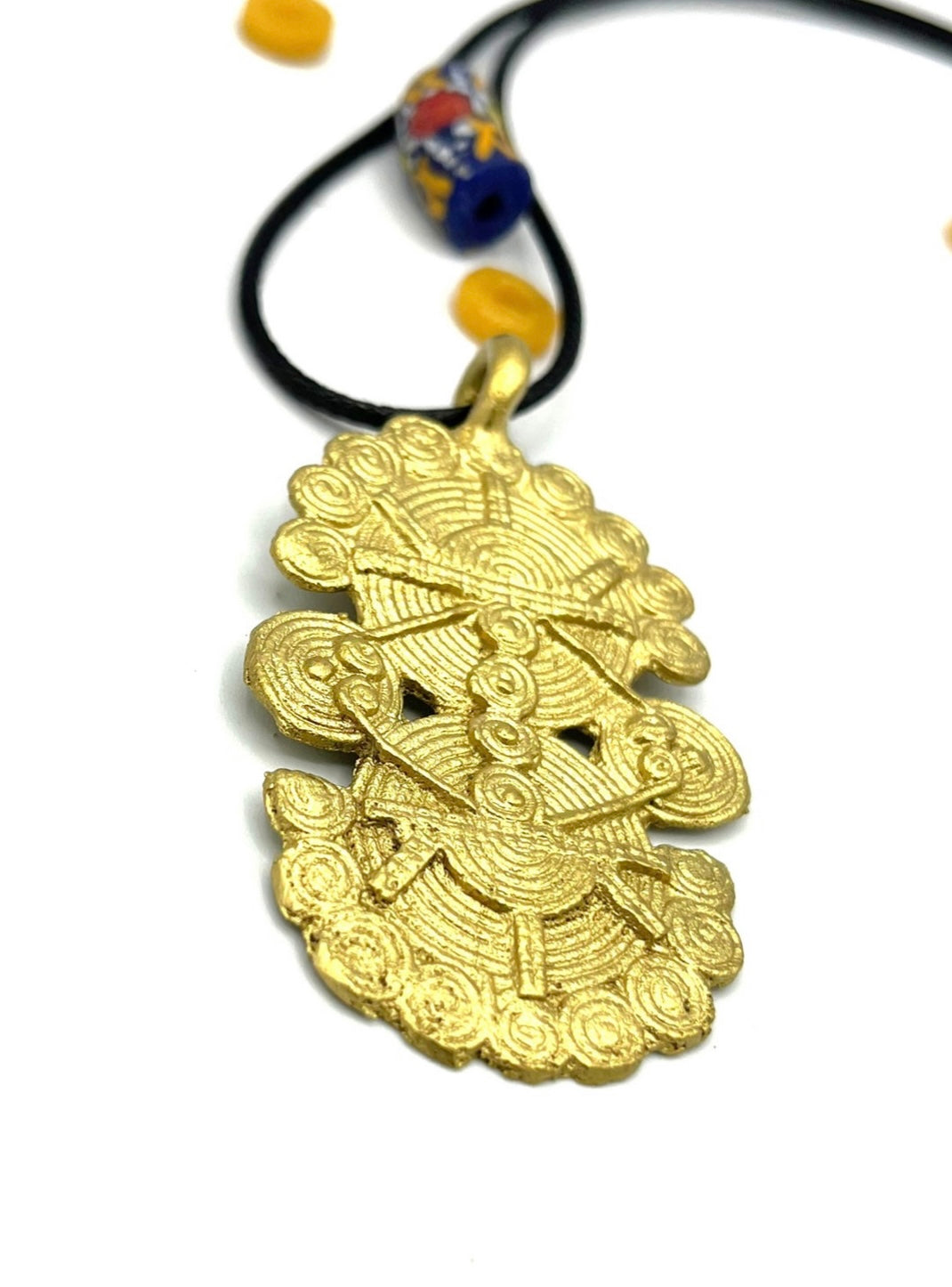 Nokware African Brass Pendant