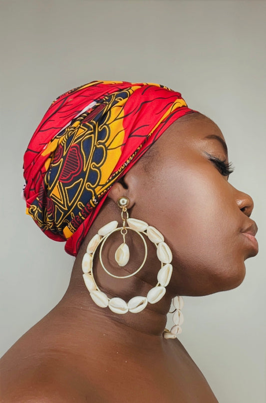 Reba Cowrie Earrings