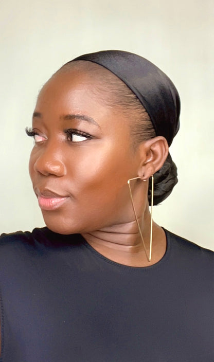 Triangle Oversized Hoop Earrings