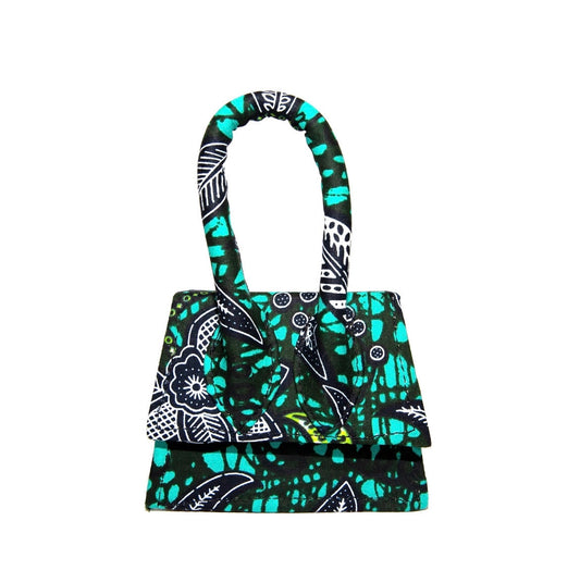 Akiti Jade African Print Mini Bag