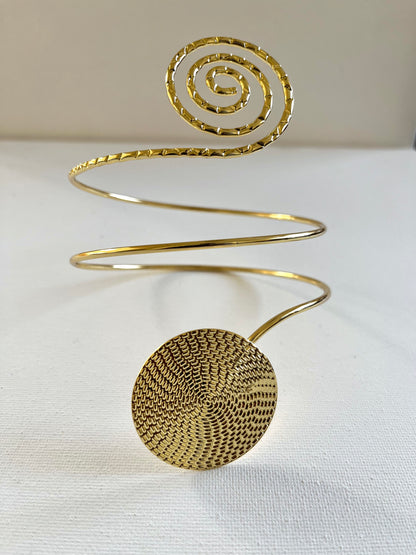 Zania Gold Arm Cuff