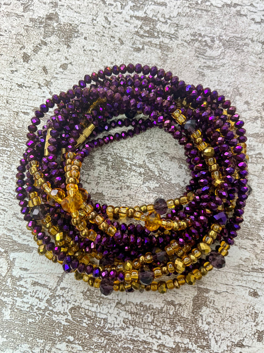 Royalty Crystal Sparkle Lux Clasp Waist Beads