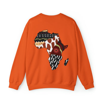 Zuzu African Print Map Unisex Sweatshirt