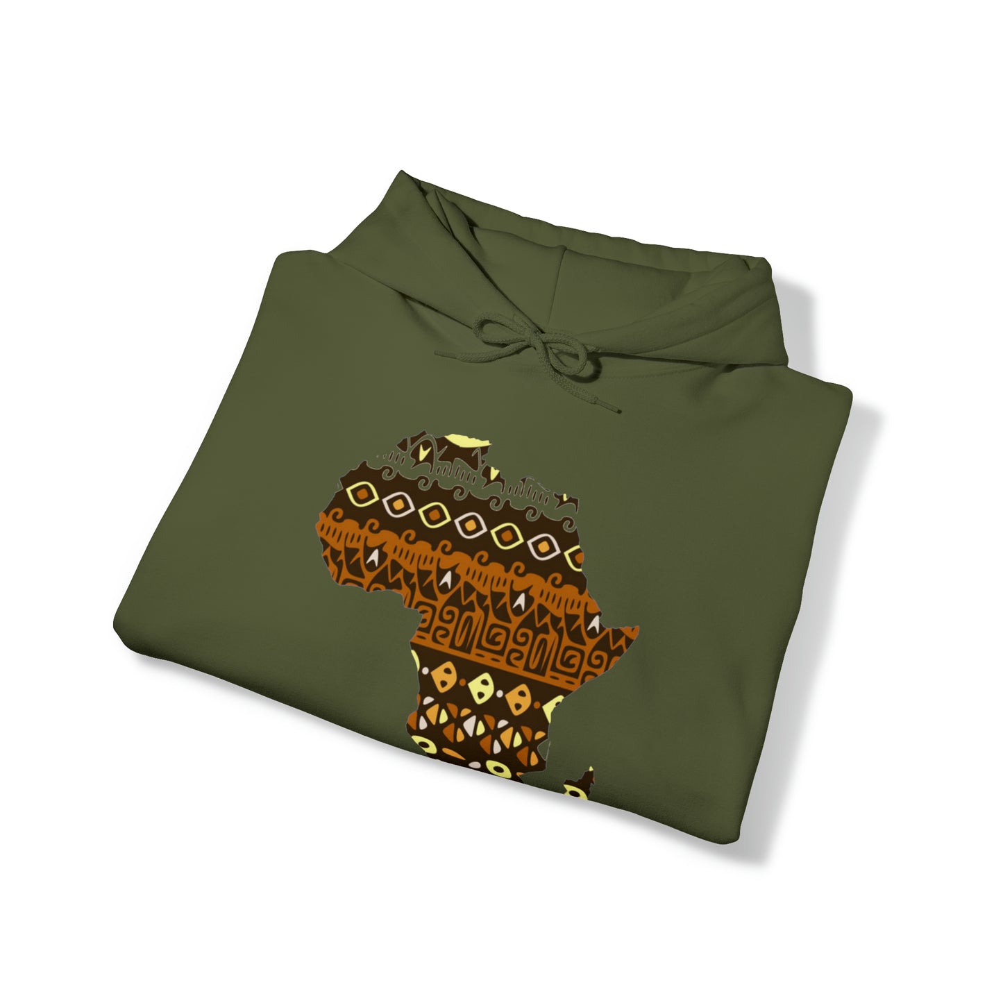 Sahara African Print Map Unisex Hoodie Sweatshirt