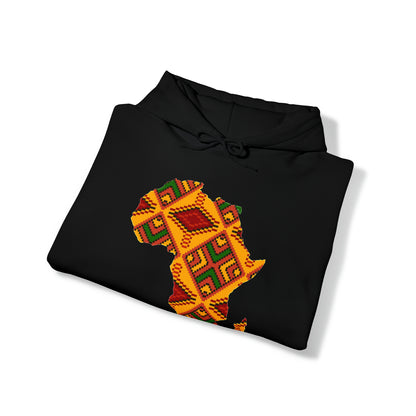 Sahara African Print Map Unisex Hoodie Sweatshirt