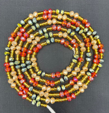 Skittles Thick Tie On Waist Beads