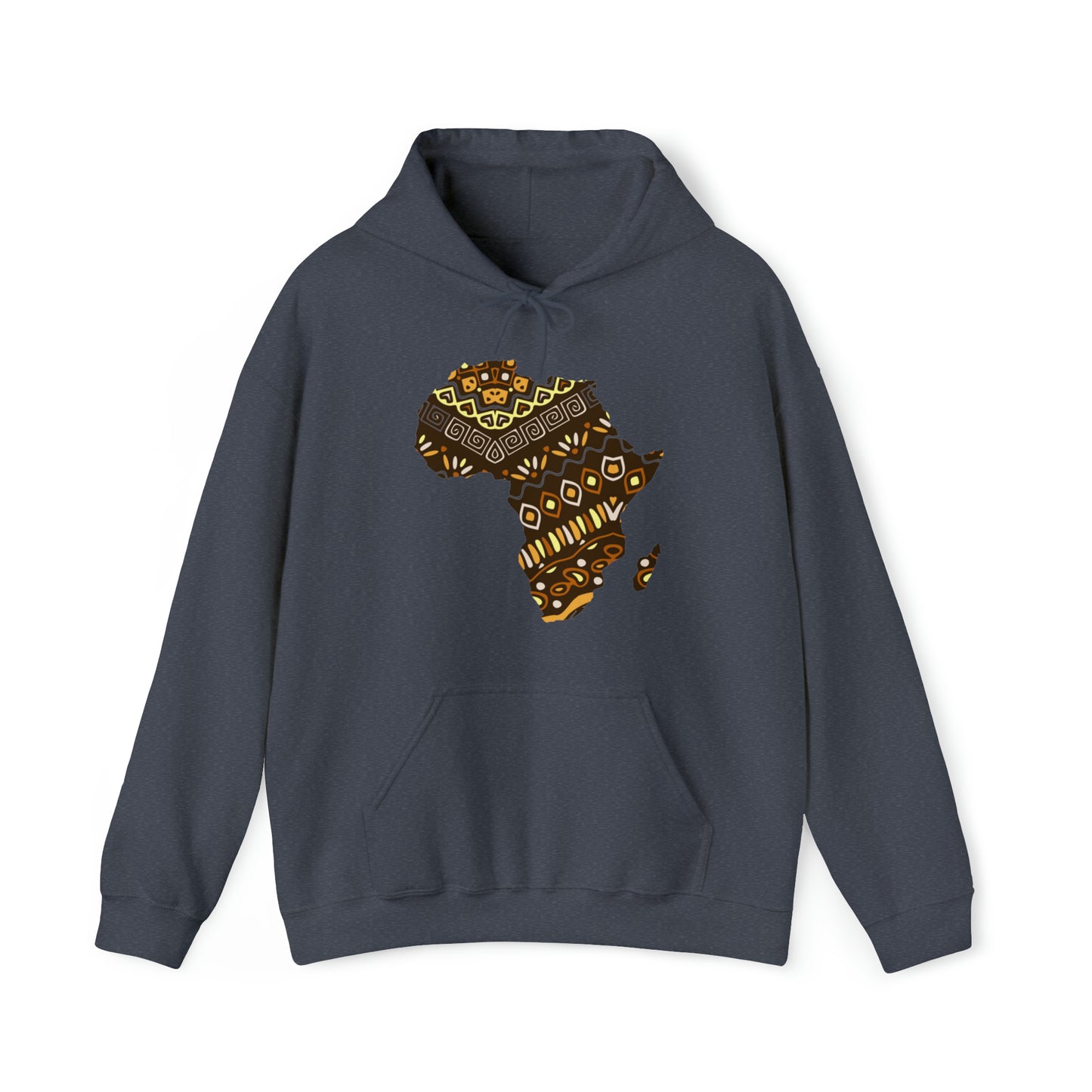 Sahara African Print Map Unisex Hoodie Sweatshirt
