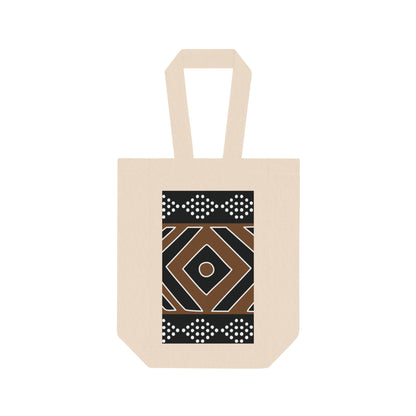Kai Mud Cloth Print Double Wine Tote Bag