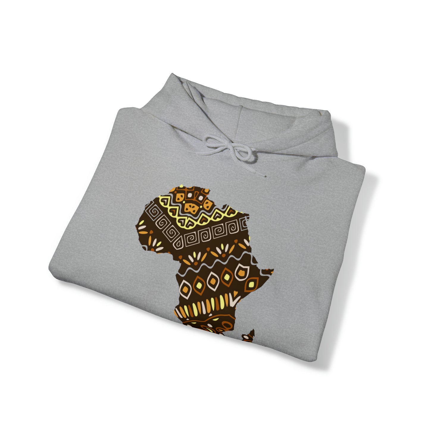 Sahara African Print Map Unisex Hoodie Sweatshirt