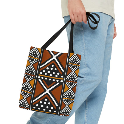 Bami Mud Cloth Print Tote Bag