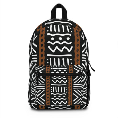 Zabzugu Mud Cloth Print Backpack