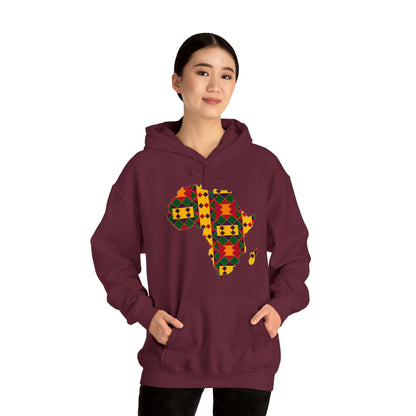 Sahara African Print Map Unisex Hoodie Sweatshirt