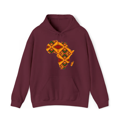 Sahara African Print Map Unisex Hoodie Sweatshirt
