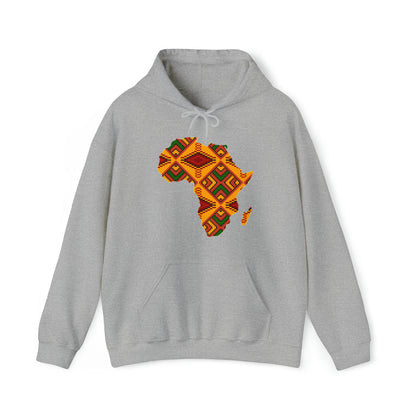 Sahara African Print Map Unisex Hoodie Sweatshirt