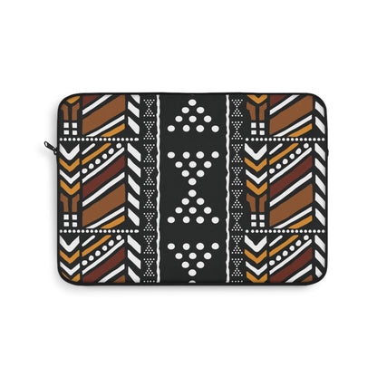 Kumba Mud Cloth Print Laptop Sleeve Bag