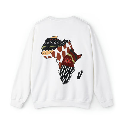 Zuzu African Print Map Unisex Sweatshirt