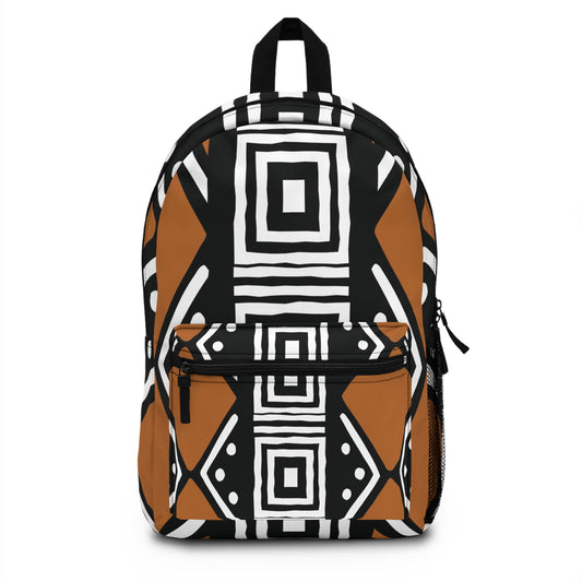 Kanko Mud Cloth Print Backpack