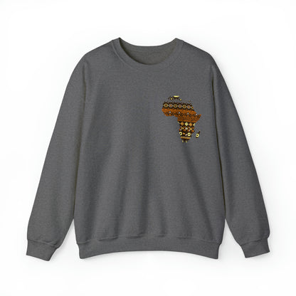 Sahara African Map Crest Unisex Sweatshirt