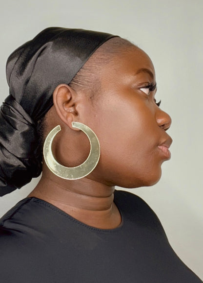 Naila Hoop Stud Earrings