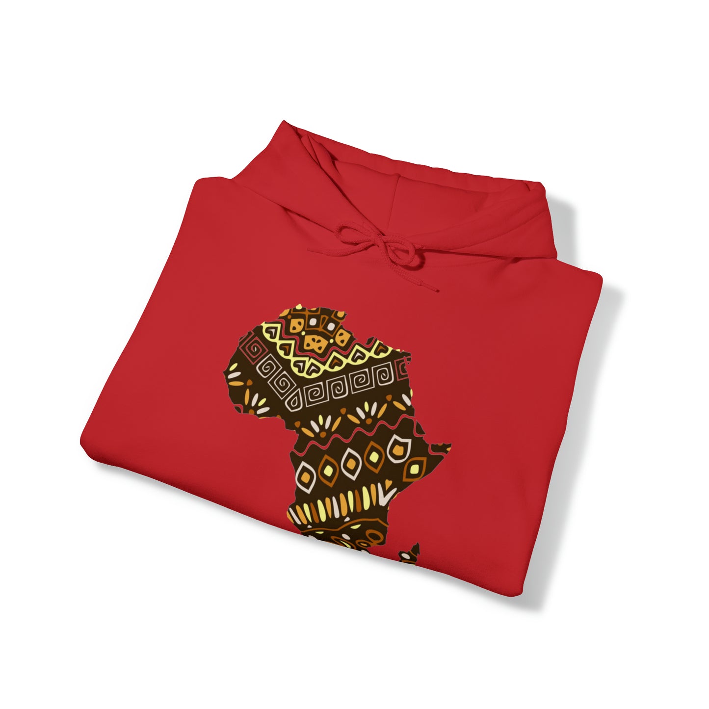 Sahara African Print Map Unisex Hoodie Sweatshirt