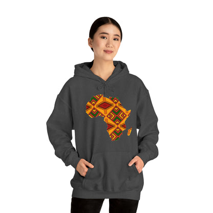 Sahara African Print Map Unisex Hoodie Sweatshirt