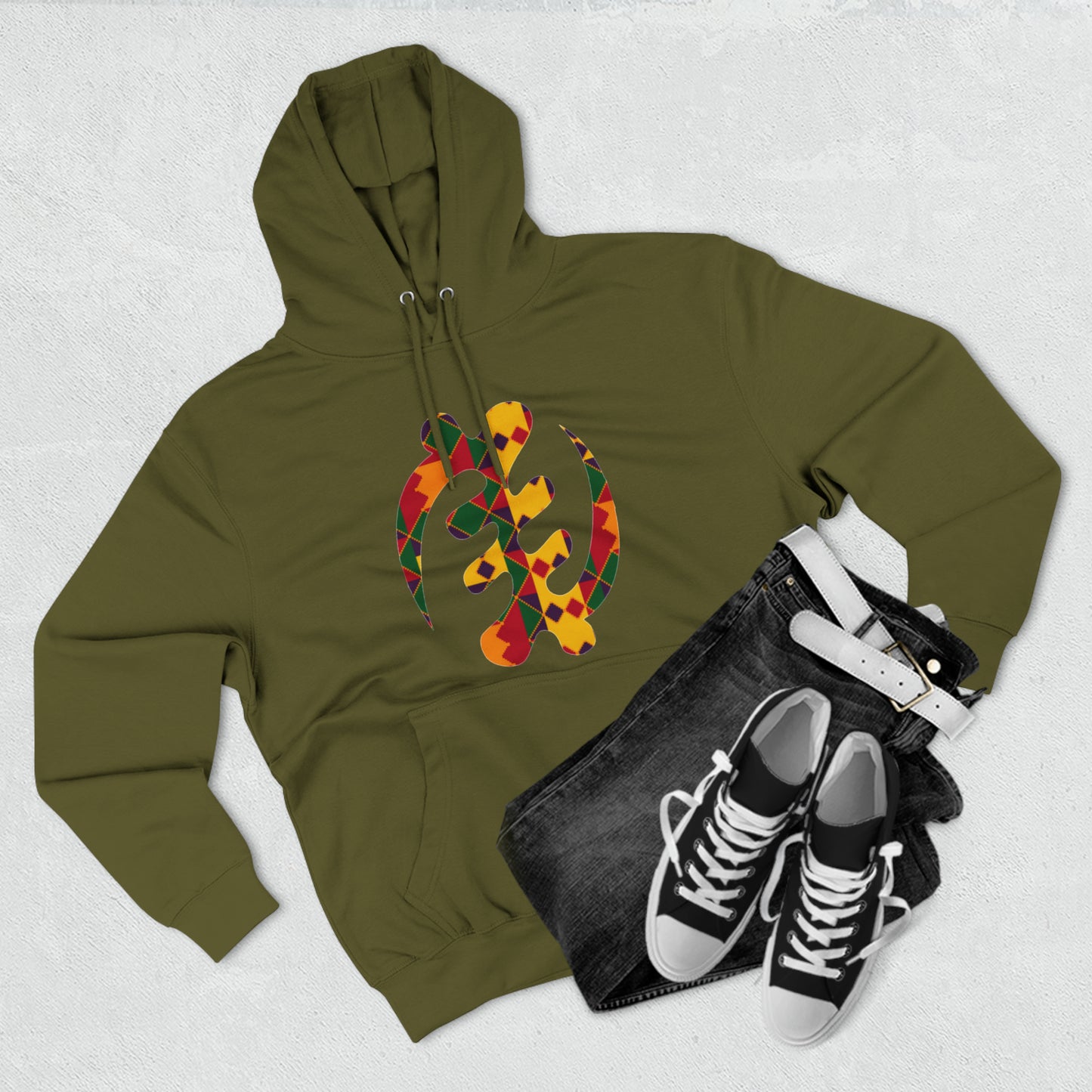 Gye Nyame African Adinkra Symbol Unisex Hoodie