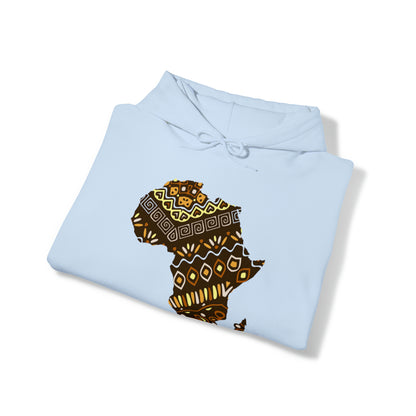 Sahara African Print Map Unisex Hoodie Sweatshirt