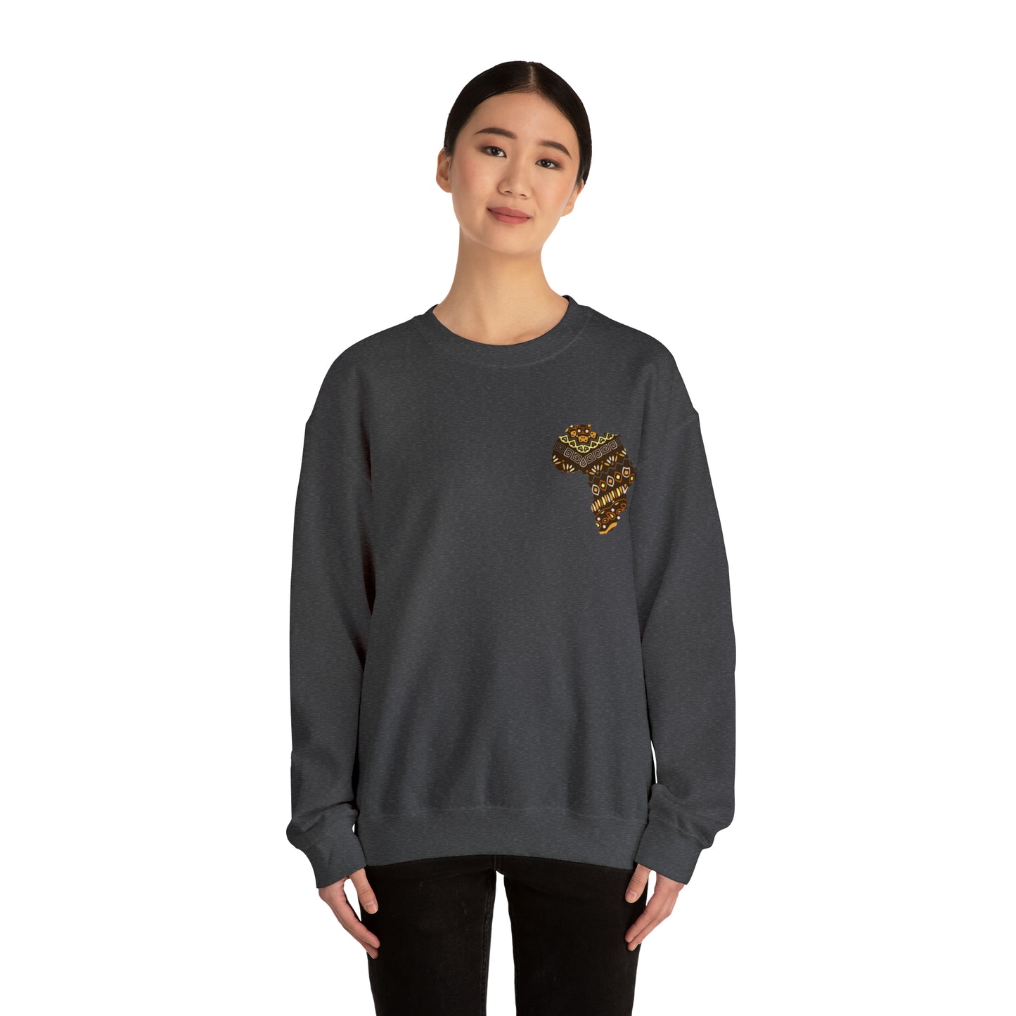 Sahara African Map Crest Unisex Sweatshirt