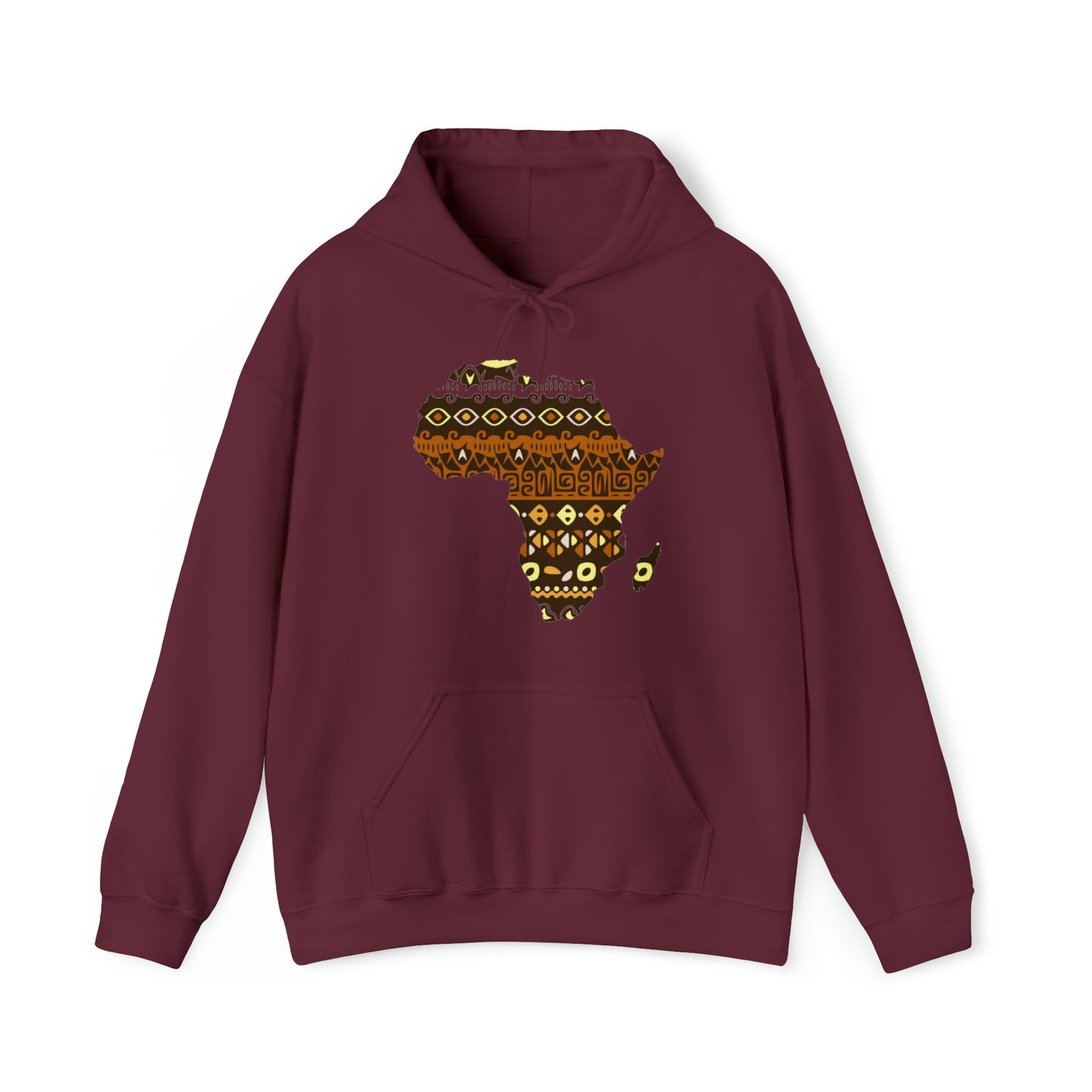Sahara African Print Map Unisex Hoodie Sweatshirt
