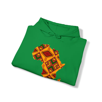 Sahara African Print Map Unisex Hoodie Sweatshirt
