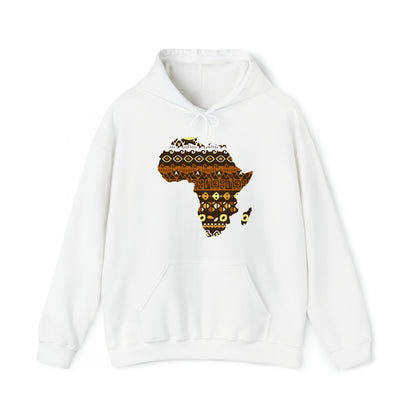 Sahara African Print Map Unisex Hoodie Sweatshirt