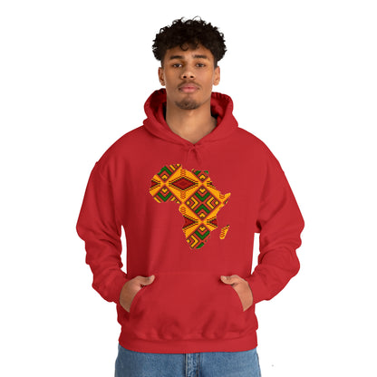 Sahara African Print Map Unisex Hoodie Sweatshirt