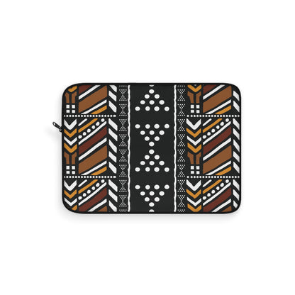 Kumba Mud Cloth Print Laptop Sleeve Bag
