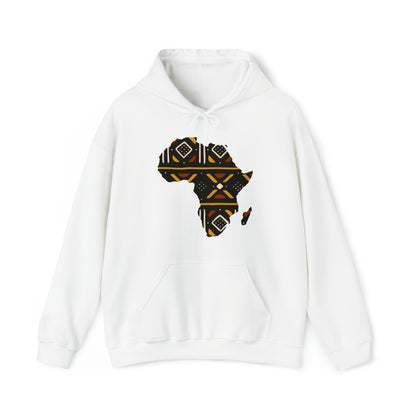 African Print Map Unisex Hoodie Sweatshirt