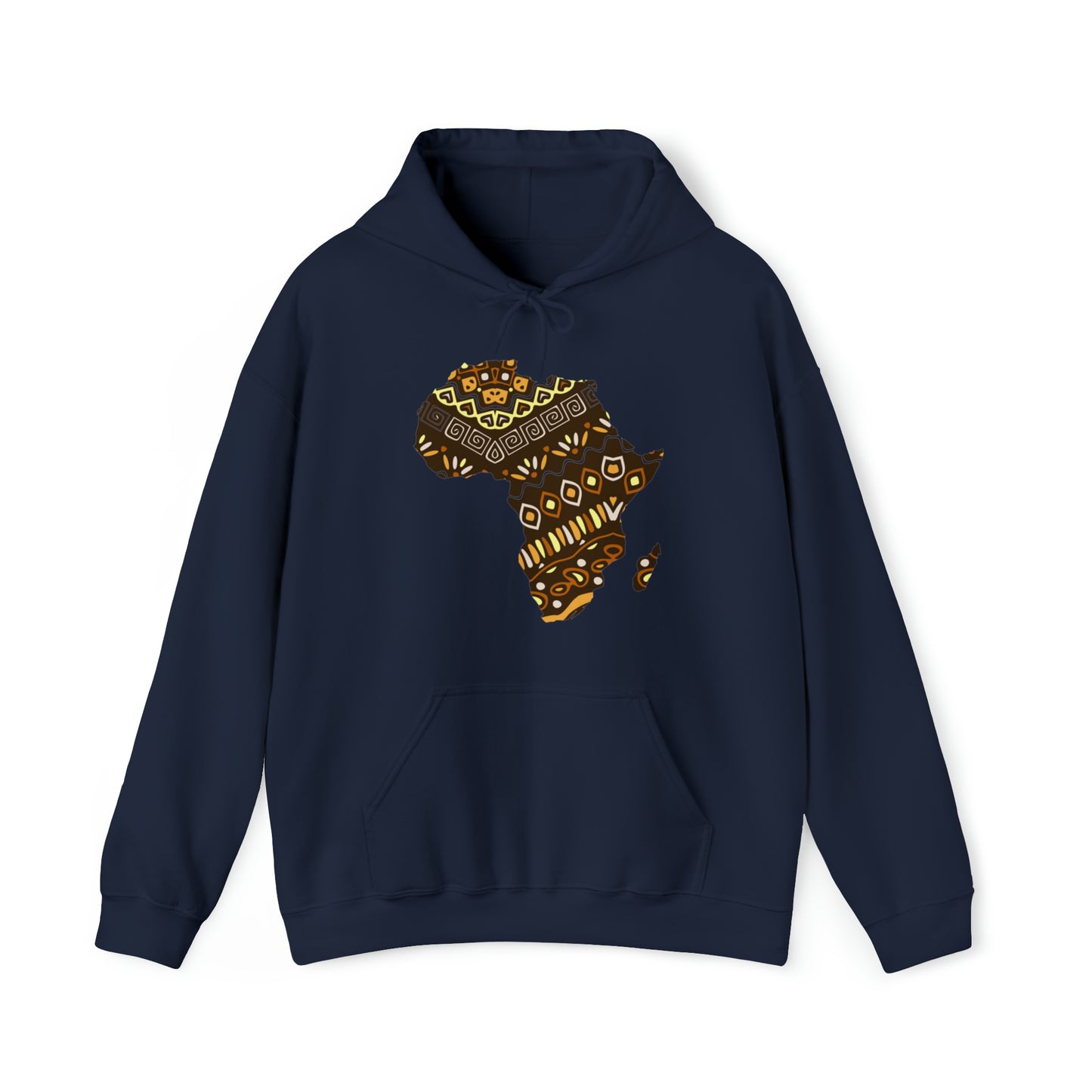 Sahara African Print Map Unisex Hoodie Sweatshirt