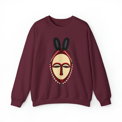 Kinshasa Mask Unisex Sweatshirt