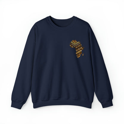 Sahara African Map Crest Unisex Sweatshirt