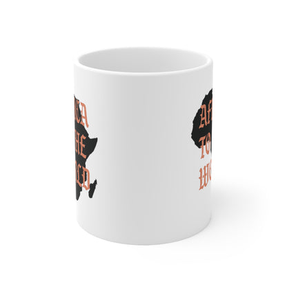 11oz Africa To The World Map Coffee Mug