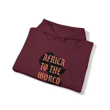 Africa To The World Unisex Hoodie Sweatshirt