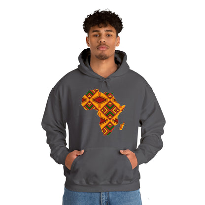 Sahara African Print Map Unisex Hoodie Sweatshirt