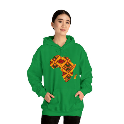 Sahara African Print Map Unisex Hoodie Sweatshirt
